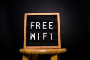 Do not use free wifi at public places 